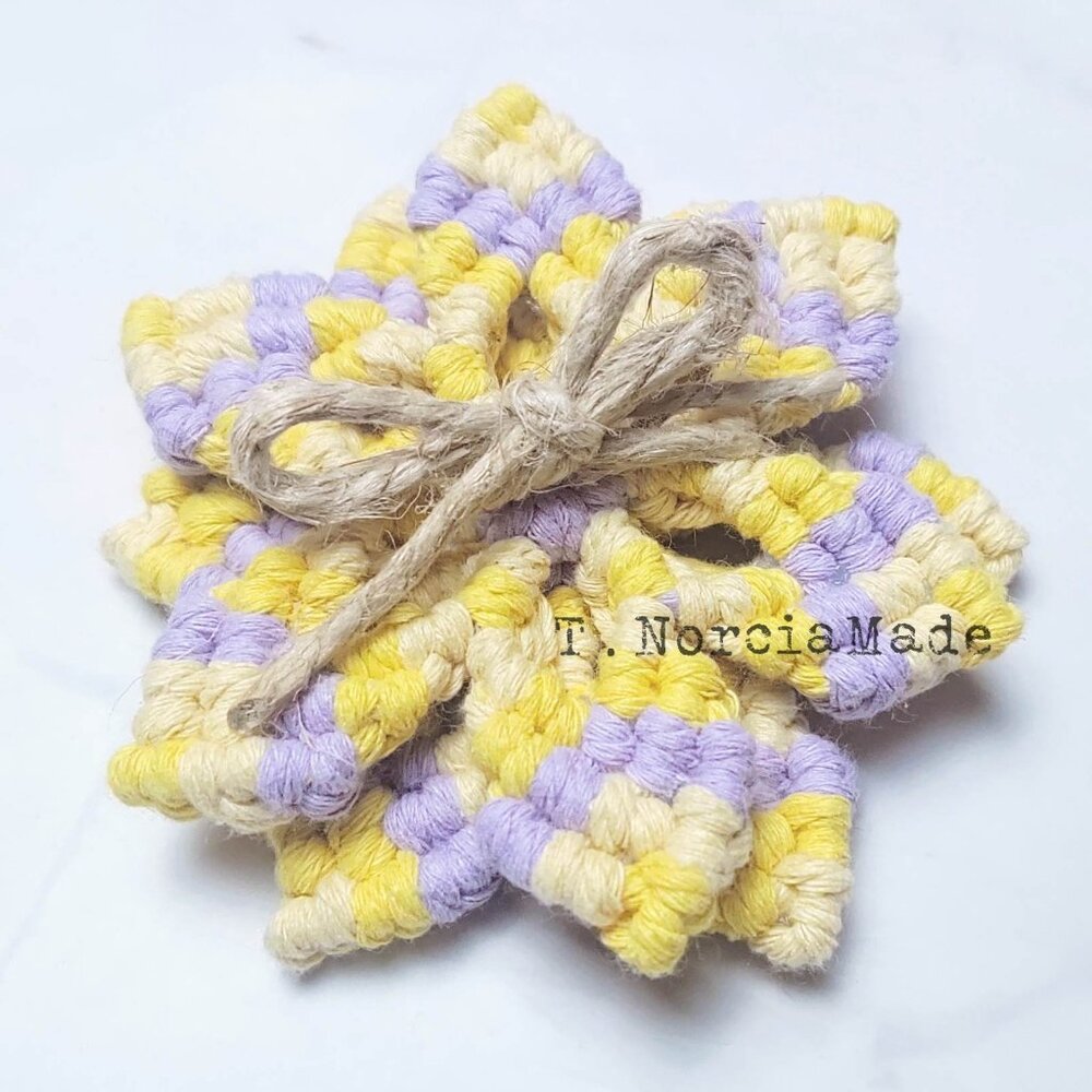 Soulshine Macrame 2pc Coaster Set